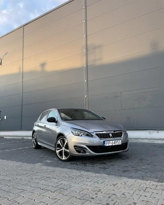 Peugeot 308 cena 43500 przebieg: 139000, rok produkcji 2015 z Piła małe 326